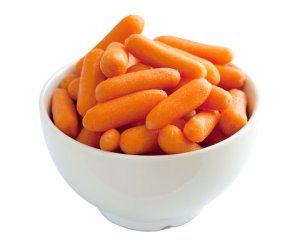 Bowl of Baby Carrots